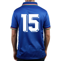 TOFFS - Italy Retro Football Shirt W.C. 1990 + Number 15 (R. Baggio)