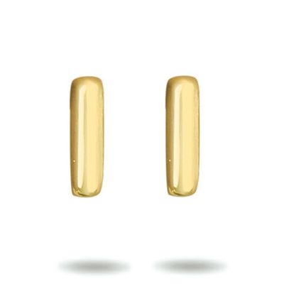 Oorknoppen Balkje geelgoud 4.7 mm x 1.4 mm