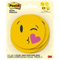 3M Emoji zelfklevend notitiepapier Overige Meerkleurig, Geel 30 vel Zelfplakkend - thumbnail