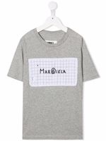 MM6 Maison Margiela Kids t-shirt à logo imprimé - Gris