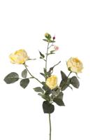 Roos ariana l.geel kunstbloem zijde nepbloem - Driesprong collection