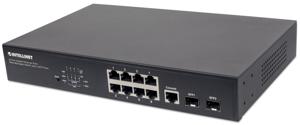 Intellinet 561167 netwerk-switch Managed Gigabit Ethernet (10/100/1000) Power over Ethernet (PoE) Zwart