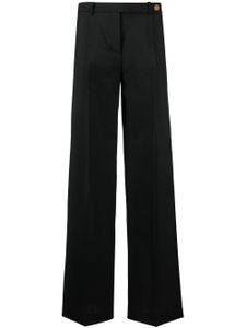 Versace pantalon de tailleur à coupe ample - Noir