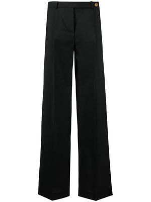 Versace pantalon de tailleur à coupe ample - Noir