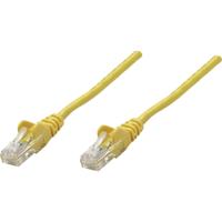 Intellinet 342391 RJ45 Netwerkkabel, patchkabel CAT 6 U/UTP 7.50 m Geel 1 stuk(s)