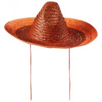 Oranje carnaval verkleed sombrero hoed 48 cm - thumbnail