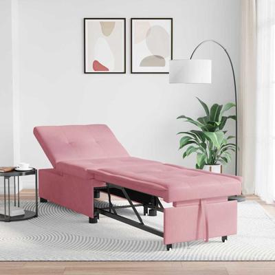 Slaapbank Roze 67 x 194 x 38 cm Fluweel
