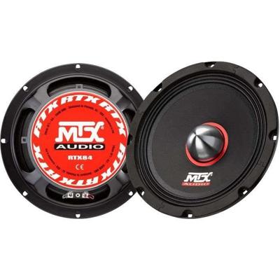 MTX AUDIO - Autoluidspreker - MTX bas-middentonen - RTX84 - Ø20cm - 51mm spoel - 150W RMS - 600W - Piek 4O 97,7dB/2V/1m afzonderlijk verkocht