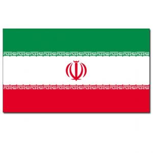 Vlag Iran - 90 x 150 cm - Iraanse Vlag - Landen versiering