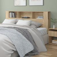 Hoofdbordkast 200x18,5x104,5 cm sonoma eikenkleurig
