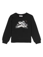 Monnalisa sweat à broderies Pink Panther - Noir