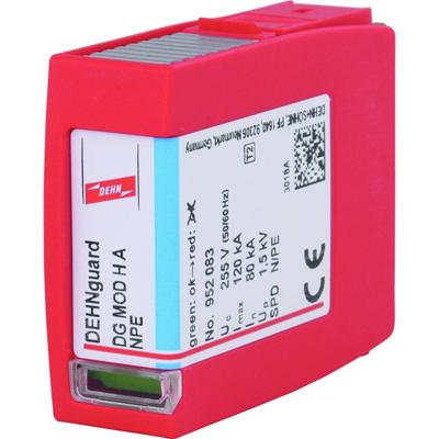 DEHN 952083 DG MOD H A NPE Overspanningsveilige module 80 kA 1 stuk(s)