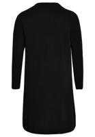 Yoek Cardigan met zakken | Zwart | Maat 54/56