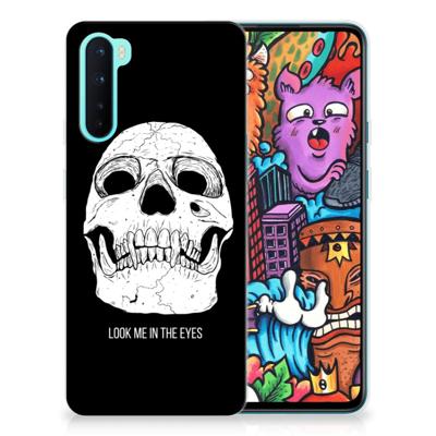 Silicone Back Case OnePlus Nord Skull Eyes Silicone Back Case OnePlus Nord Skull Eyes