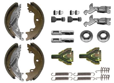 VALERYD Brake shoe set 160x35 knott superkit 16-1365