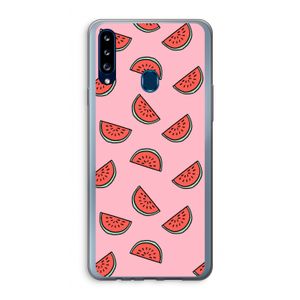 Watermeloen: Samsung Galaxy A20s Transparant Hoesje