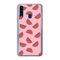 Watermeloen: Samsung Galaxy A20s Transparant Hoesje