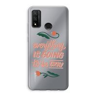 Optimistic flower girl: Huawei P Smart (2020) Transparant Hoesje