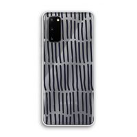 Moroccan stripes: Samsung Galaxy S20 Transparant Hoesje
