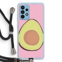 Avocado: Samsung Galaxy A52 Transparant Hoesje met koord Avocado: Samsung Galaxy A52 Transparant Hoesje met koord