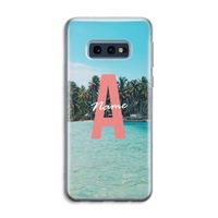 Pacific Dream: Samsung Galaxy S10e Transparant Hoesje