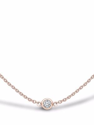 Pragnell collier Sundance en or rose 18ct pavé de diamants
