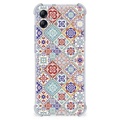 Samsung Galaxy A04e Anti-Shock Hoesje Tiles Color Samsung Galaxy A04e Anti-Shock Hoesje Tiles Color