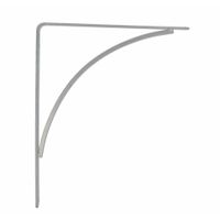 AMIG Plankdrager/planksteun van metaal - gelakt zilvergrijs - H250 x B200 mm - Tot 65 kg AMIG Plankdrager/planksteun van metaal - gelakt zilvergrijs - H250 x B200 mm - Tot 65 kg