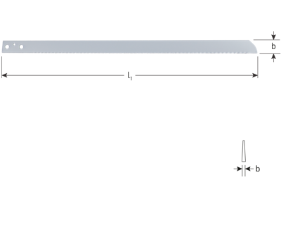 Rotec Lucht-decoupeerzaagbladen 300x25x1,5 mm/16tpi (63) - 5170015
