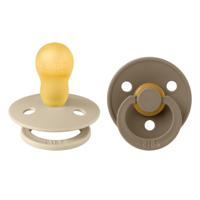 Bibs Fopspeen maat 3 - vanilla/dark oak 2pack