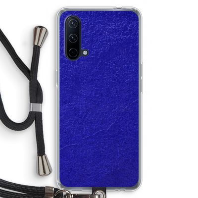 Majorelle Blue: OnePlus Nord CE 5G Transparant Hoesje met koord
