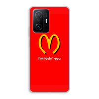 I'm lovin' you: Xiaomi 11T Pro Transparant Hoesje