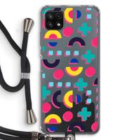 8-bit N°2: Samsung Galaxy A22 5G Transparant Hoesje met koord