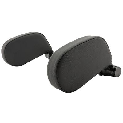 Premium Universele Instelbare Reis-Hoofdsteun - Antraciet Kunstleder ACSA364