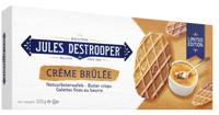 Jules Destrooper boterwafels crème brûlée, doos van 100 g