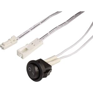 Deko Light MINI-AMP Einbausch. (Stecker-Buchse) 2x 100cm, 12V/24V, max. 3A, IP20 940066 Inbouwschakelaar 100 cm