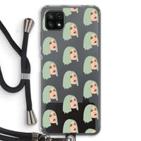 King Kylie: Samsung Galaxy A22 5G Transparant Hoesje met koord