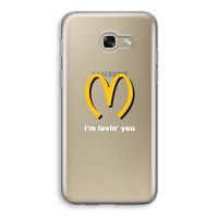 I'm lovin' you: Samsung Galaxy A5 (2017) Transparant Hoesje