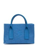 Rejina Pyo petit sac cabas à motif monogrammé - Bleu