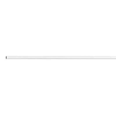 Leen Bakker - Gordijnroede 200cm Metaal - Ø13mm (1208945) - Staal - Wit