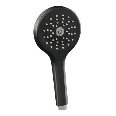 Handdouche Brauer Black 3 Standen 22 cm Mat Zwart Brauer