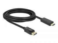 DeLOCK DisplayPort > High Speed HDMI adapter 3 meter, Passief, 4K, Verguld - thumbnail