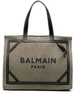 Balmain sac cabas B-Army en toile - Vert