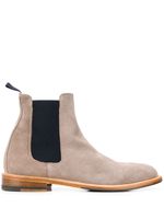 Scarosso bottines chelsea colour block - Gris - thumbnail