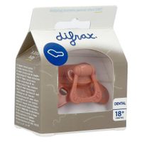 Difrax Fopspeen Dental 18+ M Uni/pure Bruin/brick