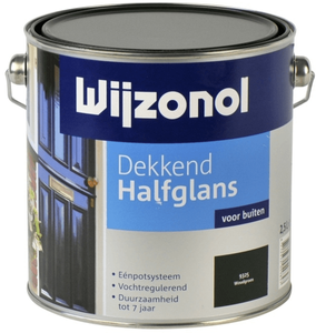 wijzonol dekkend halfglans 9400 klassiekbruin 750 ml