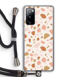 Terrazzo N°18: Samsung Galaxy S20 FE / S20 FE 5G Transparant Hoesje met koord