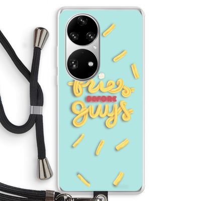 Always fries: Huawei P50 Pro Transparant Hoesje met koord