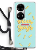 Always fries: Huawei P50 Pro Transparant Hoesje met koord