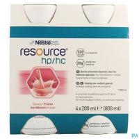 Resource Hp Hc Aardbei Fles 4x200ml